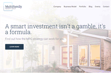 Tablet Screenshot of multifamgroup.com
